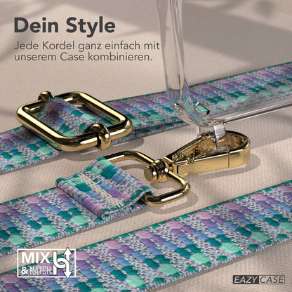 iPhone 13 Mini Handykette mit verstellbarem Band und Boho Design 