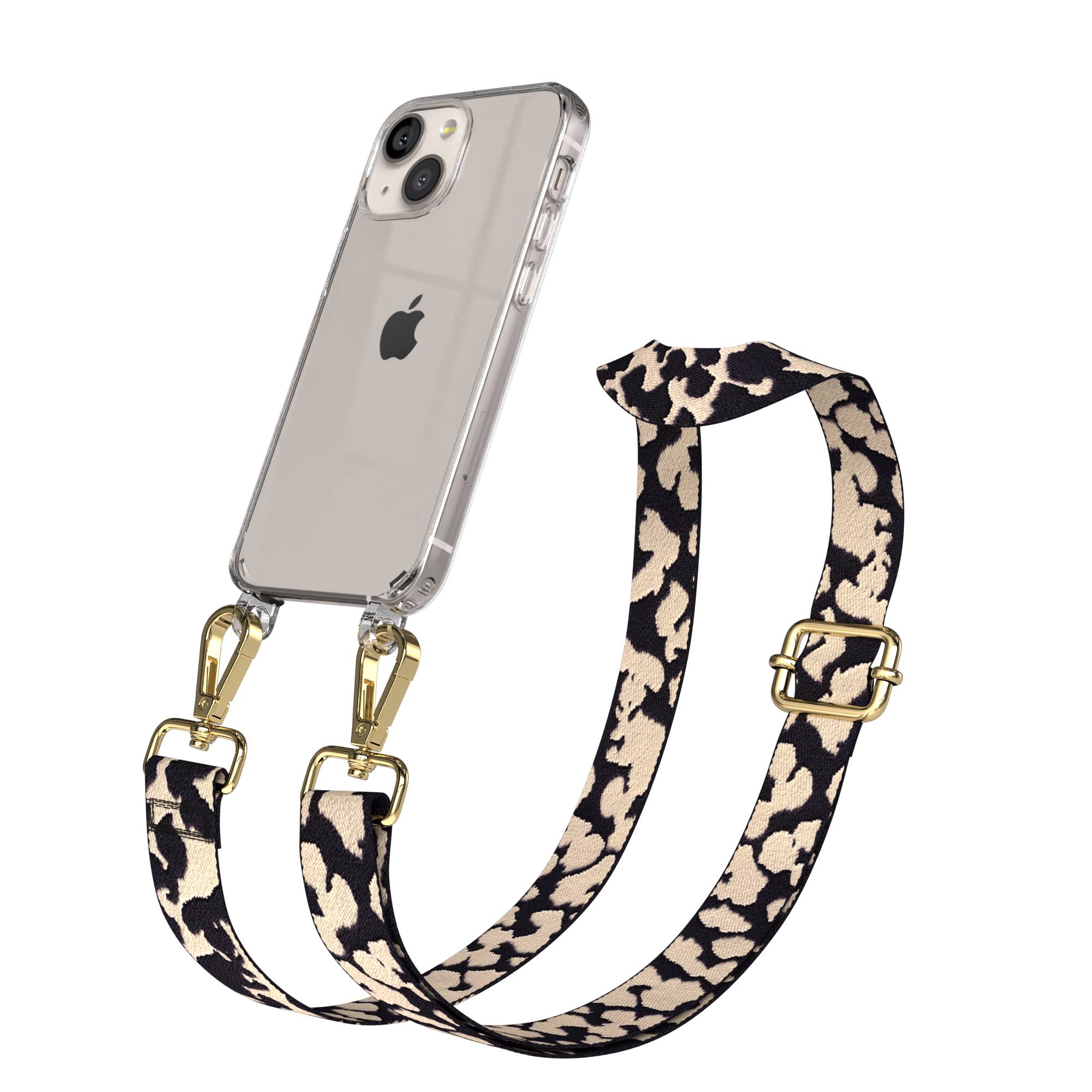 iPhone 13 Mini Handykette mit verstellbarem Band und Boho Design 