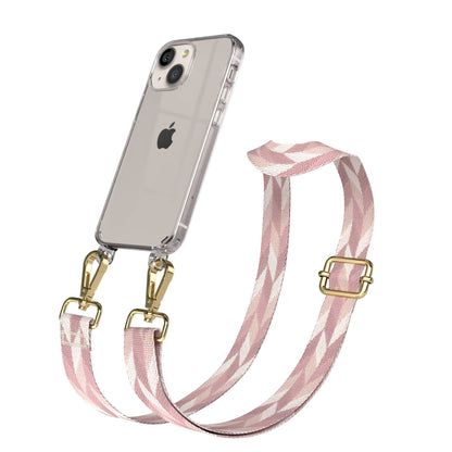 iPhone 13 Mini Handykette mit verstellbarem Band und Boho Design 