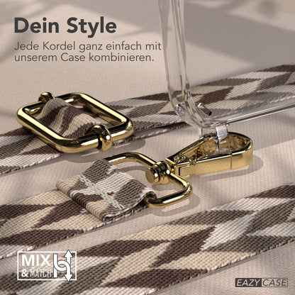 iPhone 13 Mini Handykette mit verstellbarem Band und Boho Design 