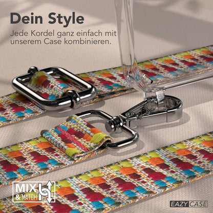 iPhone 13 Mini Handykette mit verstellbarem Band und Boho Design 