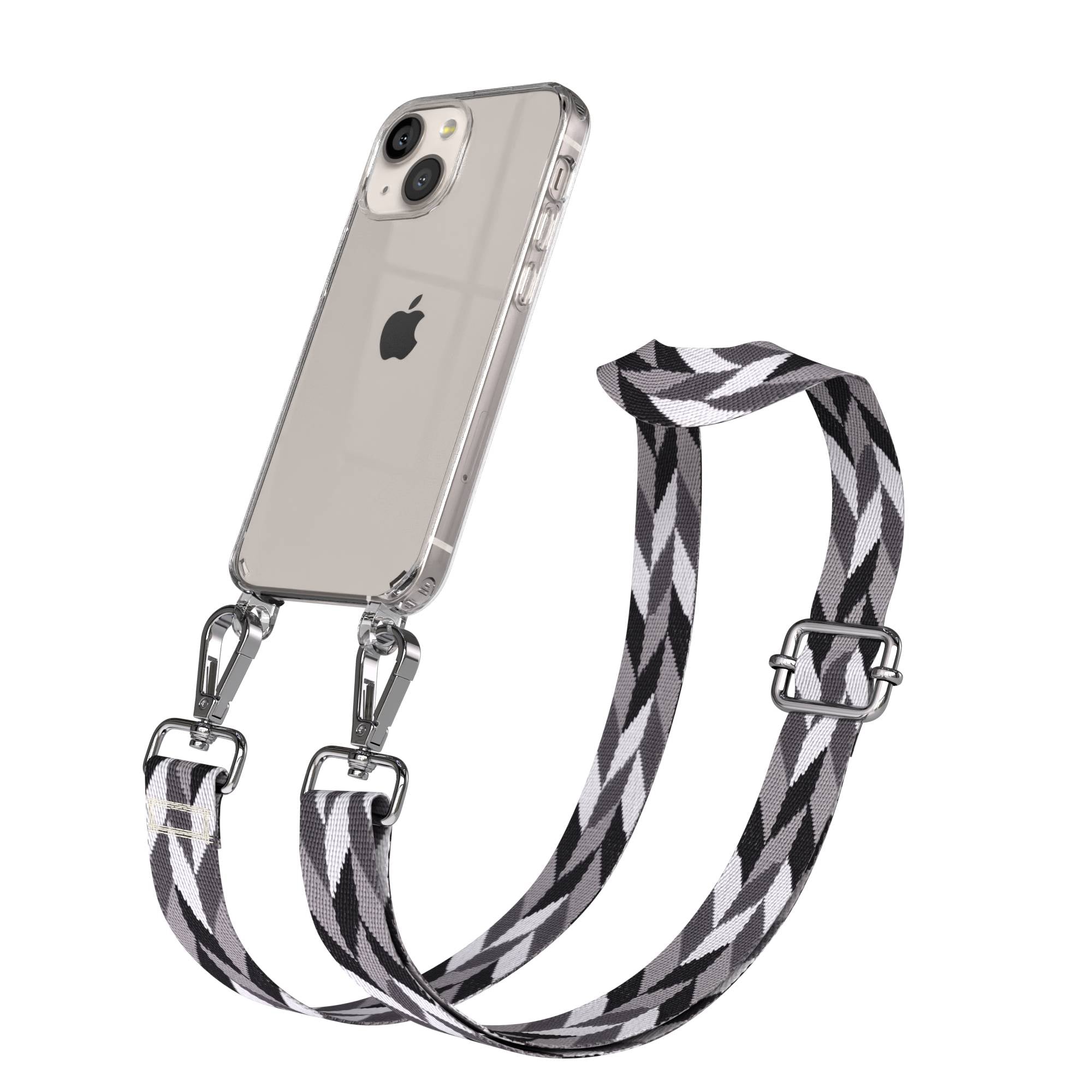 iPhone 13 Mini Handykette mit verstellbarem Band und Boho Design 