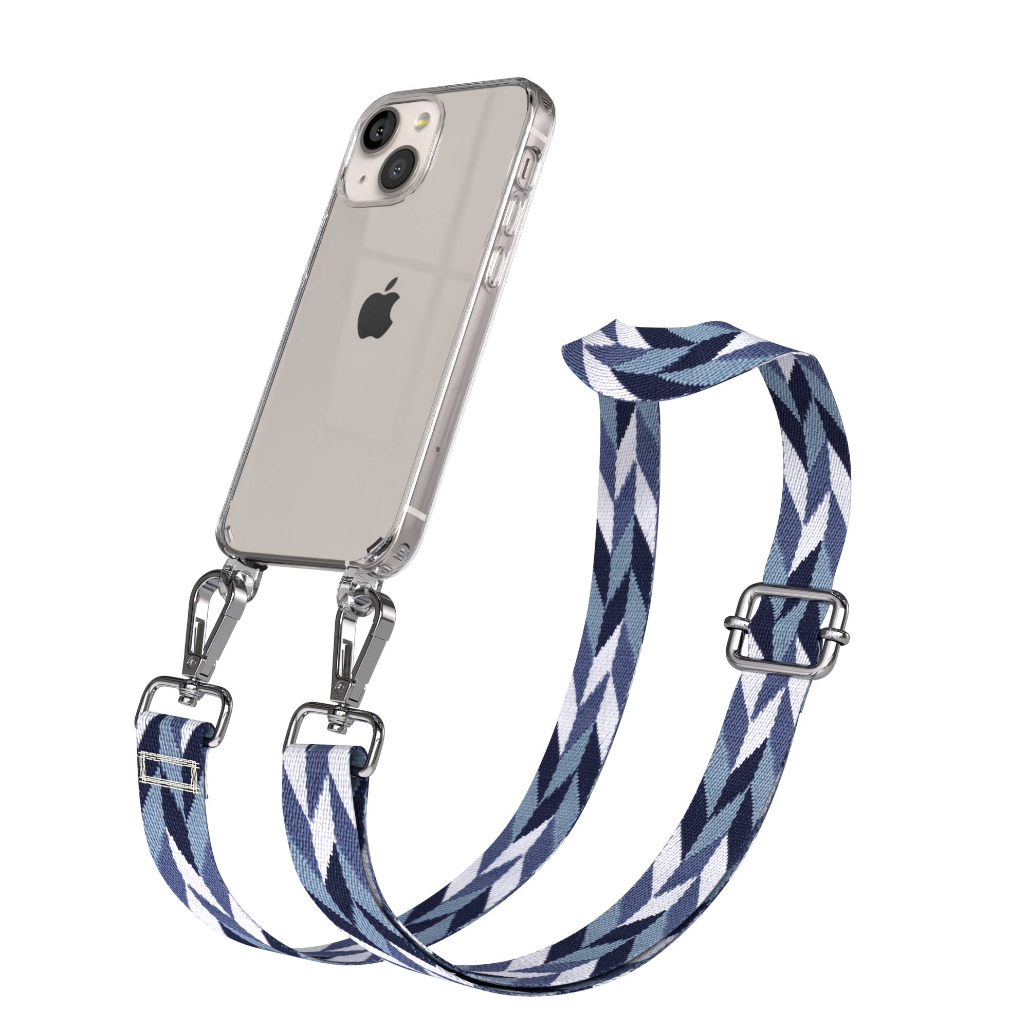 iPhone 13 Mini Handykette mit verstellbarem Band und Boho Design 