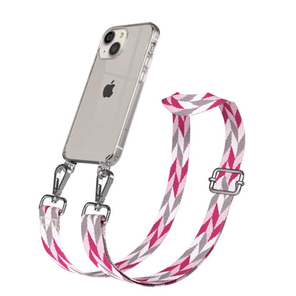 iPhone 13 Mini Handykette mit verstellbarem Band und Boho Design 