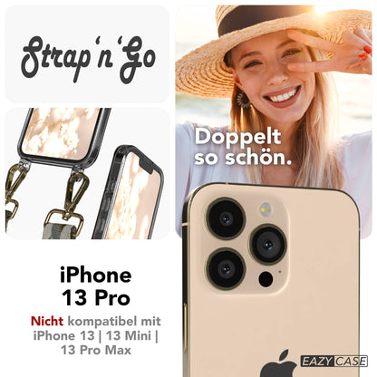 iPhone 13 Pro Handykette mit Boho Band verstellbar EAZY CASE 