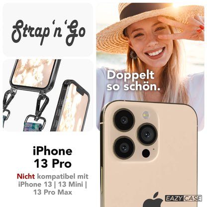 iPhone 13 Pro Handykette mit Boho Band verstellbar EAZY CASE 