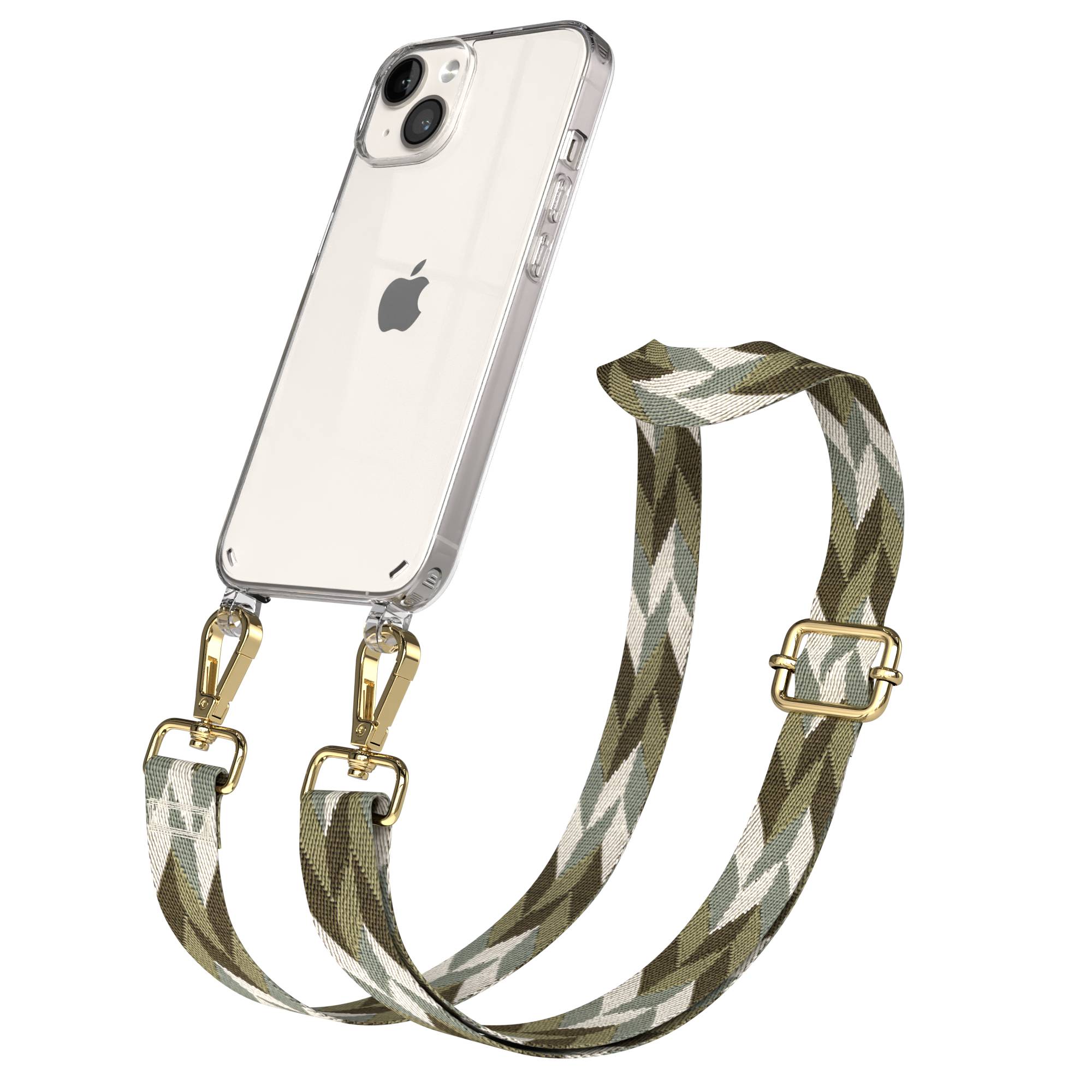 iPhone 14 Handykette mit verstellbarem Boho Band von EAZY CASE 