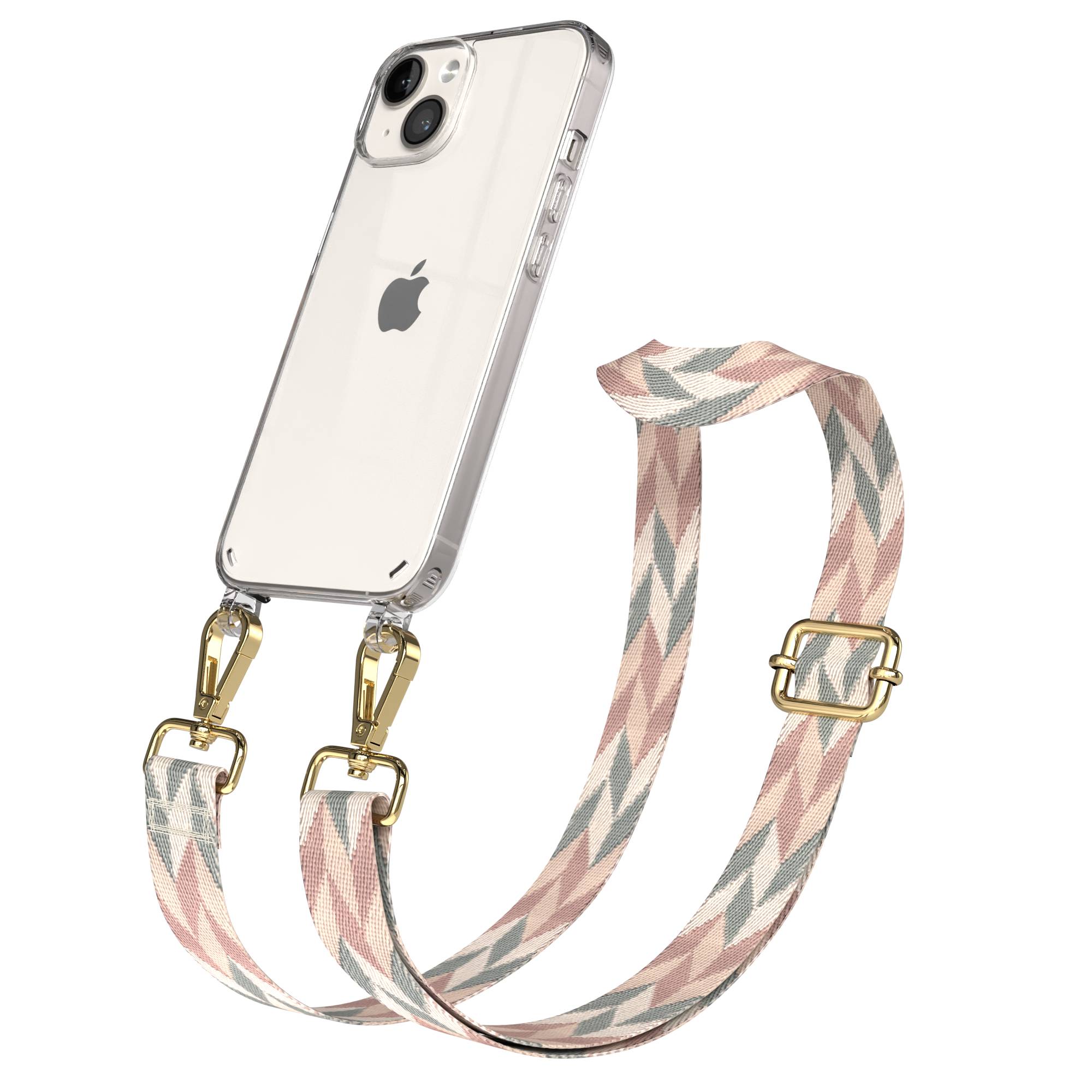 iPhone 14 Handykette mit verstellbarem Boho Band von EAZY CASE 
