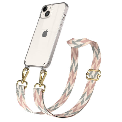 iPhone 14 Handykette mit verstellbarem Boho Band von EAZY CASE 