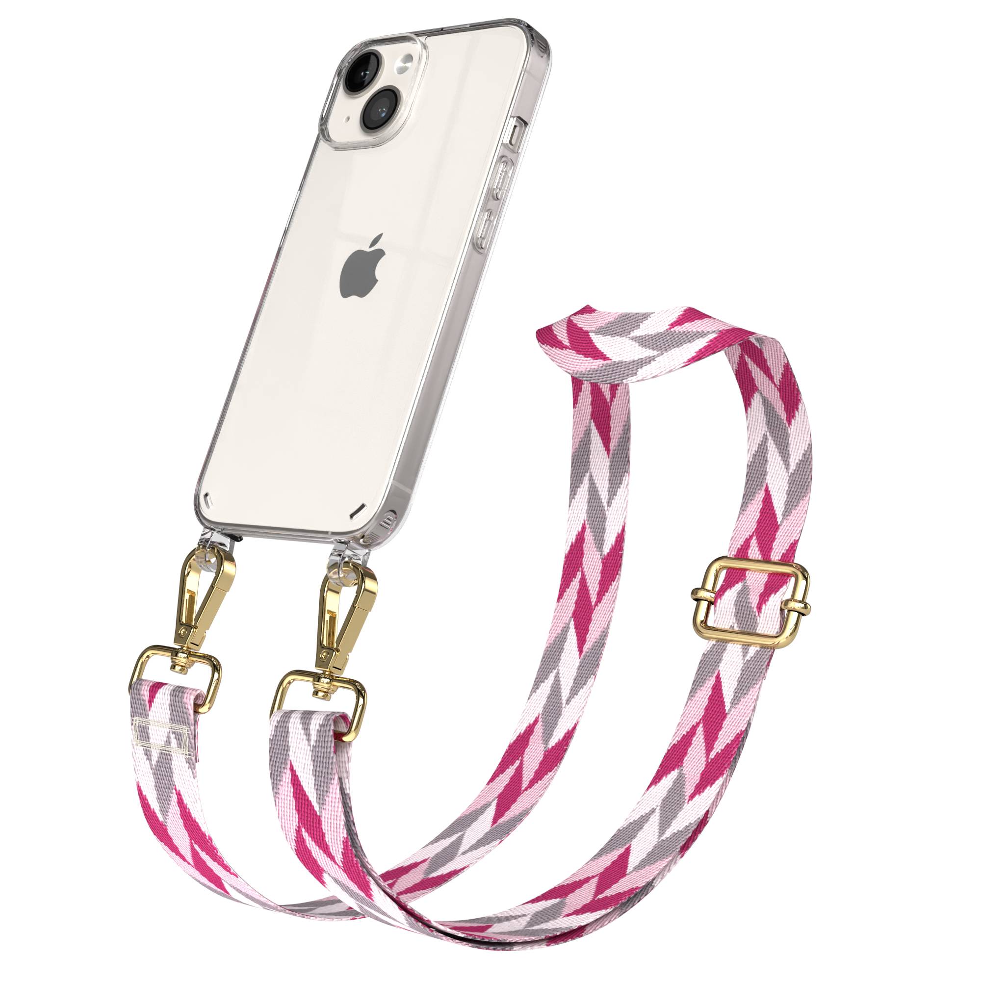iPhone 14 Handykette mit verstellbarem Boho Band von EAZY CASE 