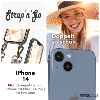 iPhone 14 Handykette mit verstellbarem Boho Band von EAZY CASE 