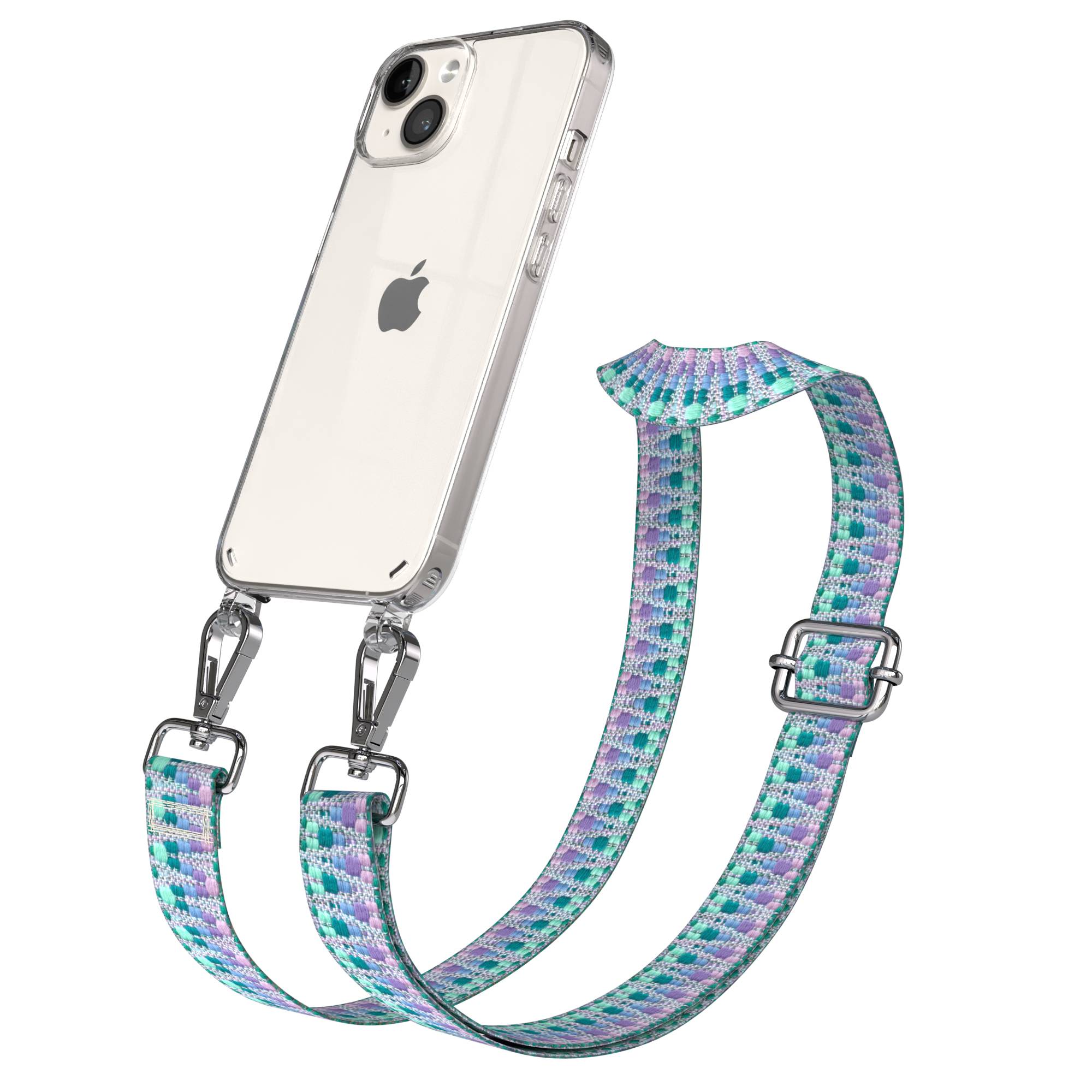 iPhone 14 Handykette mit verstellbarem Boho Band von EAZY CASE 