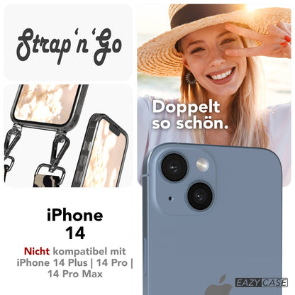 iPhone 14 Handykette mit verstellbarem Boho Band von EAZY CASE 