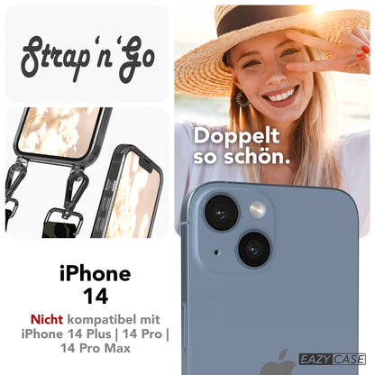 iPhone 14 Handykette mit verstellbarem Boho Band von EAZY CASE 