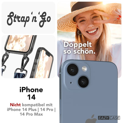 iPhone 14 Handykette mit verstellbarem Boho Band von EAZY CASE 