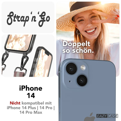 iPhone 14 Handykette mit verstellbarem Boho Band von EAZY CASE 