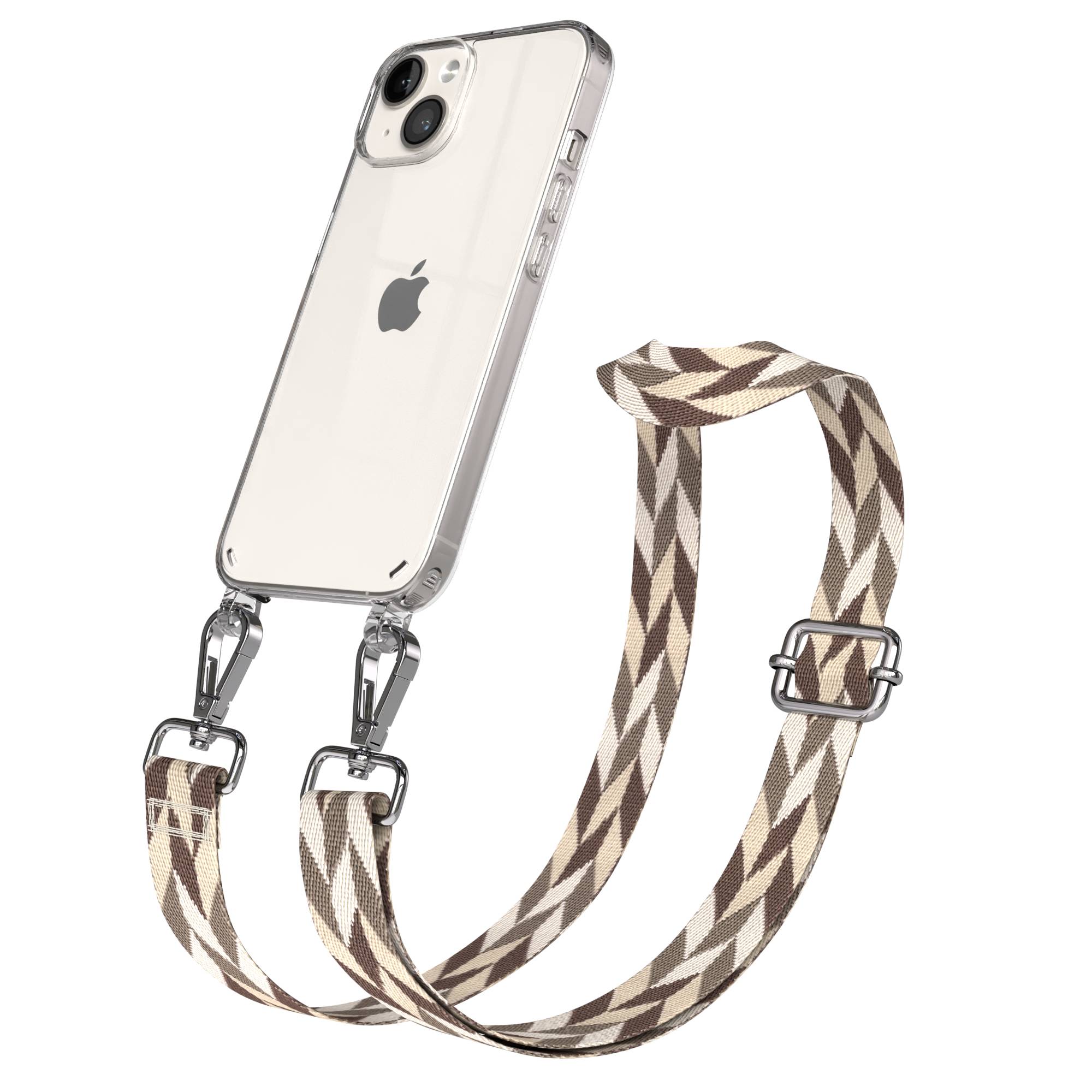 iPhone 14 Handykette mit verstellbarem Boho Band von EAZY CASE 