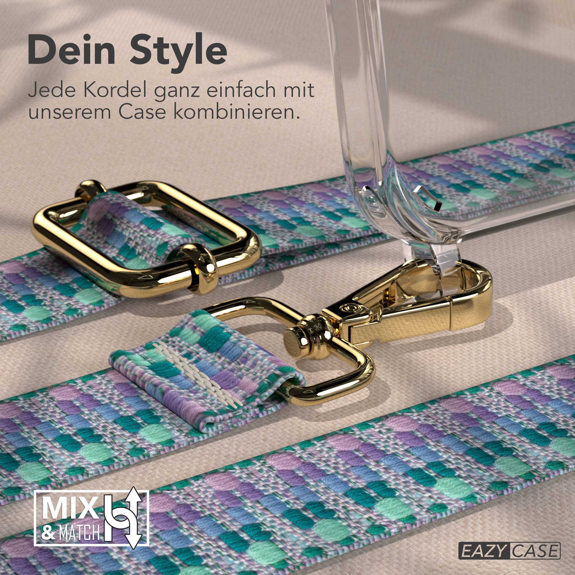 iPhone 14 Pro Handykette mit verstellbarem Boho Tragegurt von EAZY CASE 