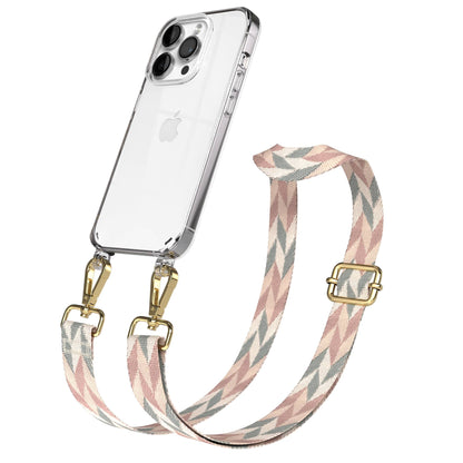 iPhone 14 Pro Handykette mit verstellbarem Boho Tragegurt von EAZY CASE 