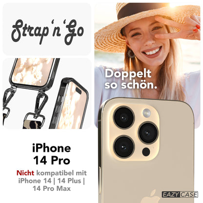 iPhone 14 Pro Handykette mit verstellbarem Boho Tragegurt von EAZY CASE 