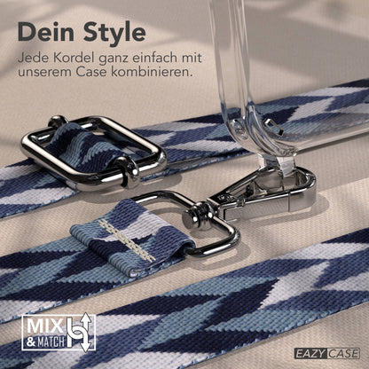 iPhone 14 Pro Handykette mit verstellbarem Boho Tragegurt von EAZY CASE 