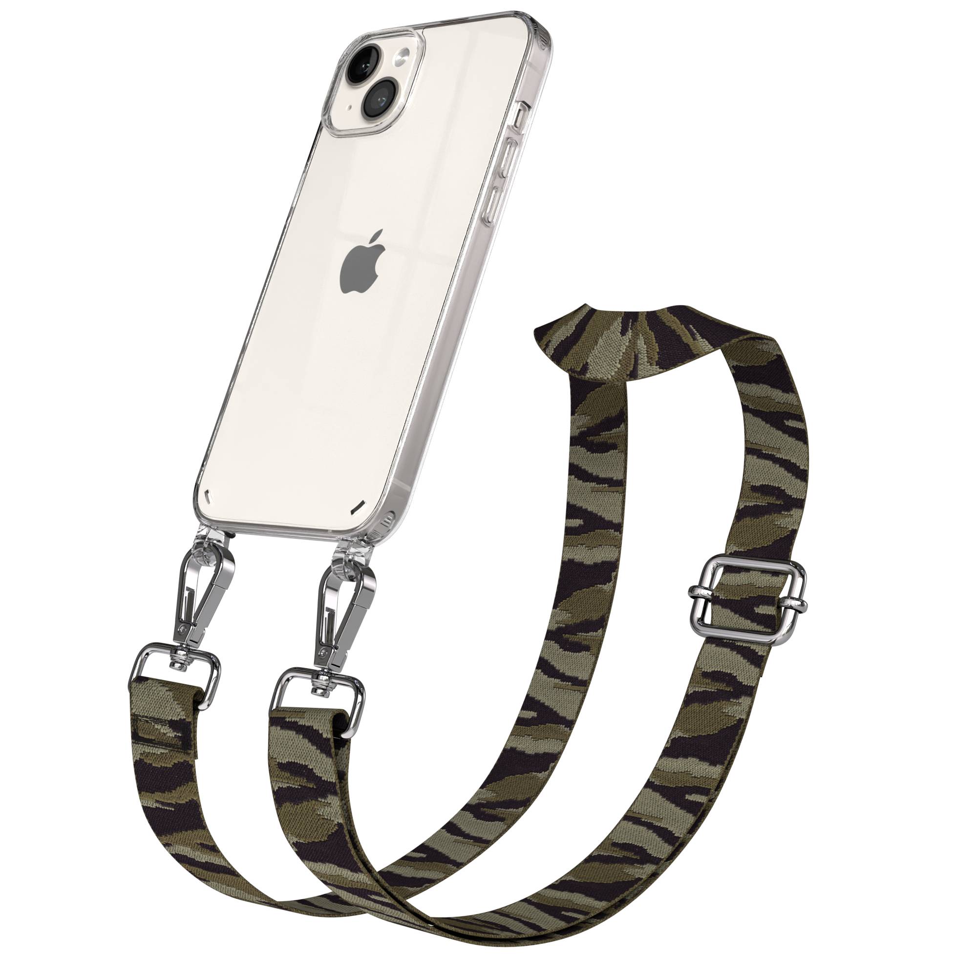 iPhone 14 Plus Handykette mit Boho Band verstellbarer Trageriemen 