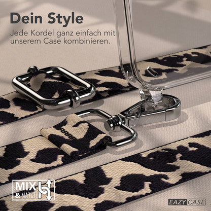 iPhone 14 Plus Handykette mit Boho Band verstellbarer Trageriemen 