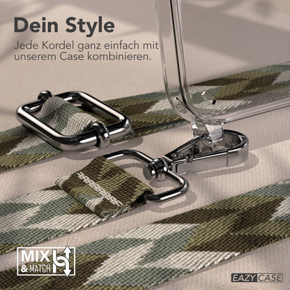 iPhone 14 Plus Handykette mit Boho Band verstellbarer Trageriemen 