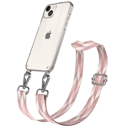 iPhone 14 Plus Handykette mit Boho Band verstellbarer Trageriemen 