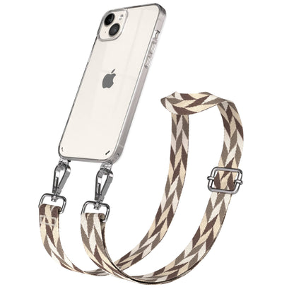iPhone 14 Plus Handykette mit Boho Band verstellbarer Trageriemen 