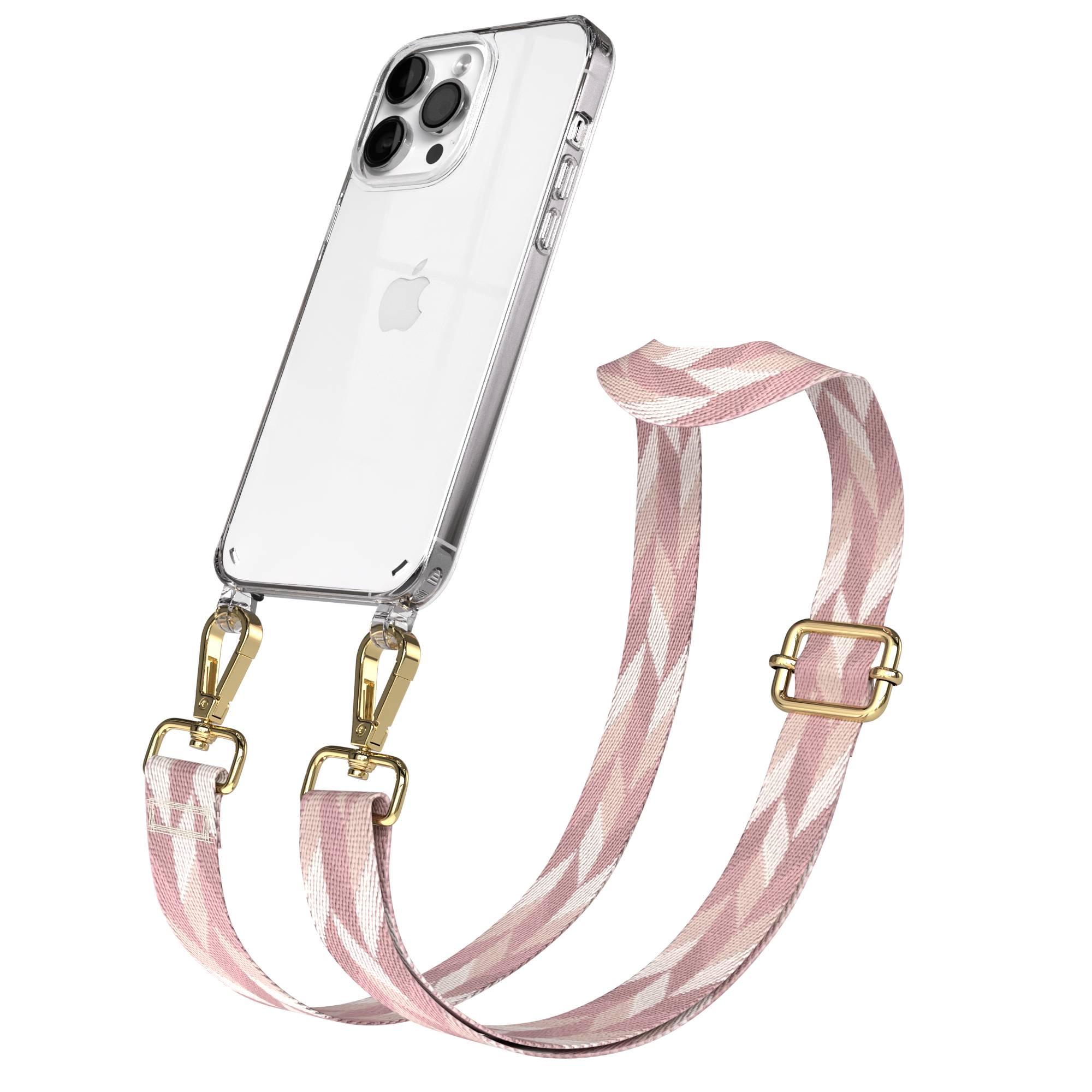 iPhone 14 Pro Max Handykette mit Boho Band verstellbar 