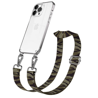 iPhone 14 Pro Max Handykette mit Boho Band verstellbar 