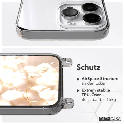 iPhone 14 Pro Max Handykette mit Boho Band verstellbar 