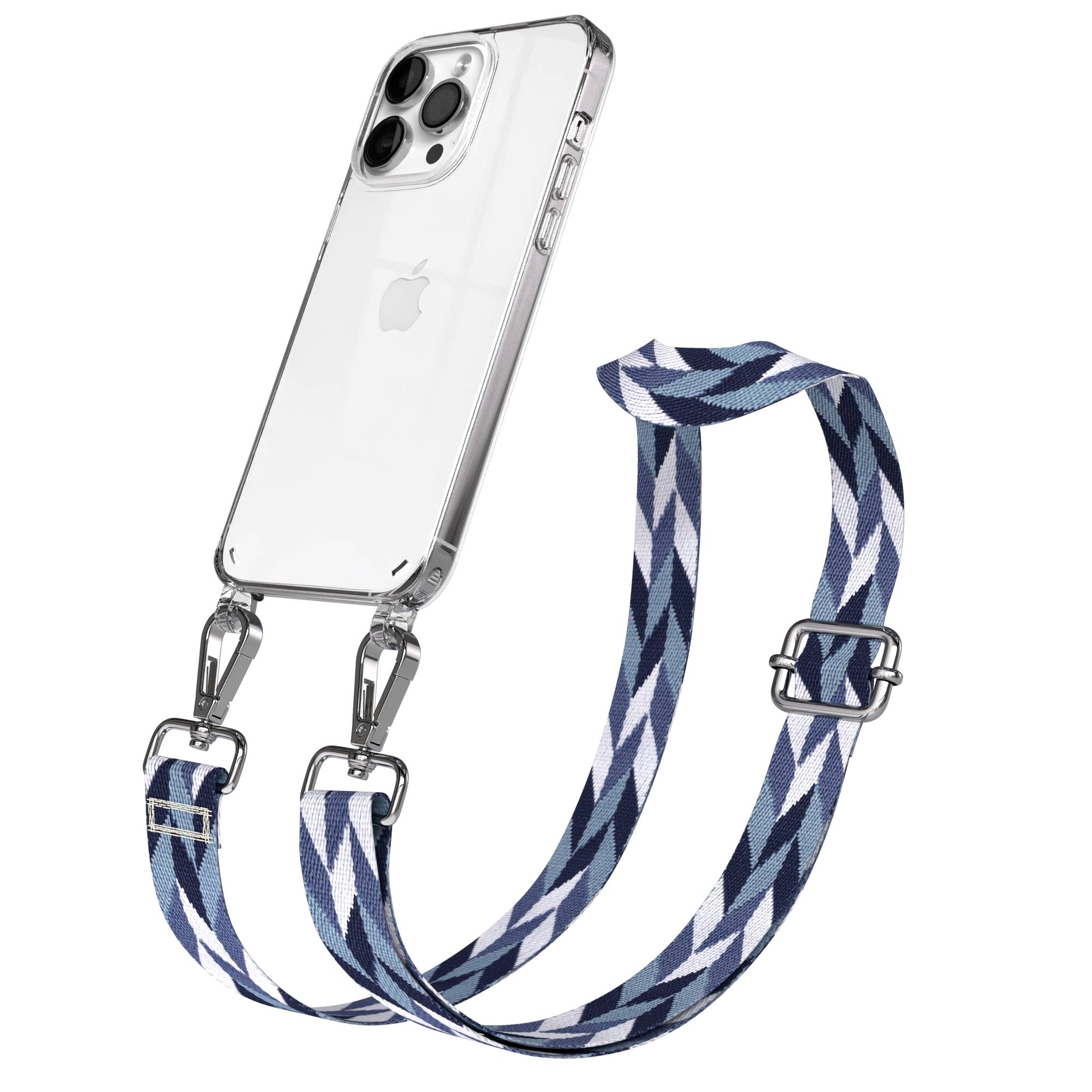 iPhone 14 Pro Max Handykette mit Boho Band verstellbar 