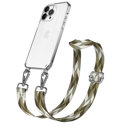 iPhone 14 Pro Max Handykette mit Boho Band verstellbar 