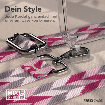 iPhone 14 Pro Max Handykette mit Boho Band verstellbar 