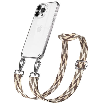 iPhone 14 Pro Max Handykette mit Boho Band verstellbar 