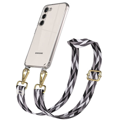 Samsung Galaxy S23 Handykette mit Boho Band und verstellbarem Riemen 