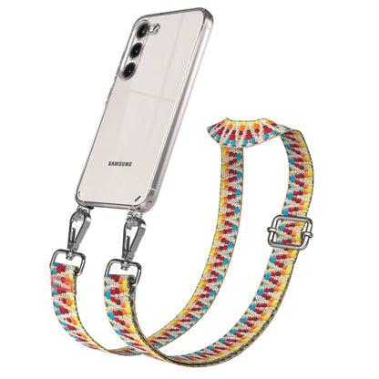 Samsung Galaxy S23 Handykette mit Boho Band und verstellbarem Riemen 
