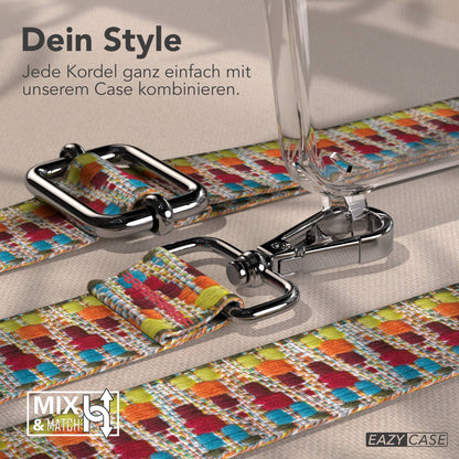 Samsung Galaxy S23 Handykette mit Boho Band und verstellbarem Riemen 