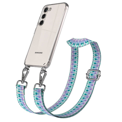 Samsung Galaxy S23 Handykette mit Boho Band und verstellbarem Riemen 