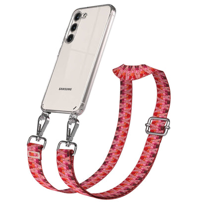 Samsung Galaxy S23 Handykette mit Boho Band und verstellbarem Riemen 