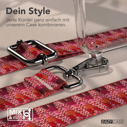 Samsung Galaxy S23 Handykette mit Boho Band und verstellbarem Riemen 