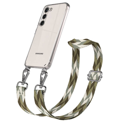 Samsung Galaxy S23 Handykette mit Boho Band und verstellbarem Riemen 