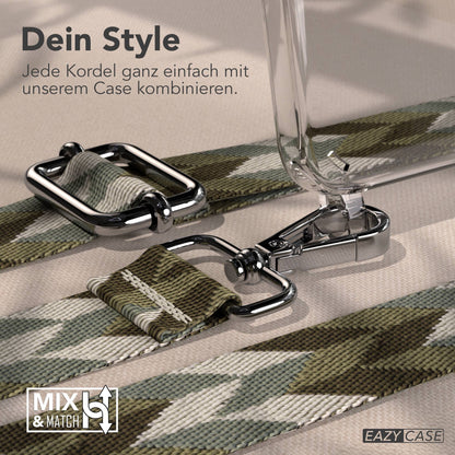 Samsung Galaxy S23 Handykette mit Boho Band und verstellbarem Riemen 