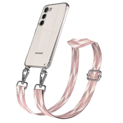 Samsung Galaxy S23 Handykette mit Boho Band und verstellbarem Riemen 
