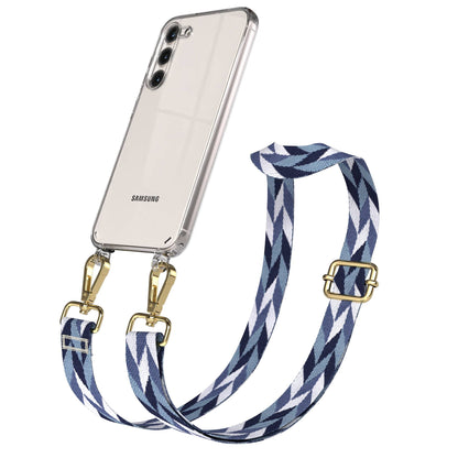 Samsung Galaxy S23 Plus Handykette mit Boho Band Umhängegurt Set 