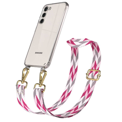 Samsung Galaxy S23 Plus Handykette mit Boho Band Umhängegurt Set 