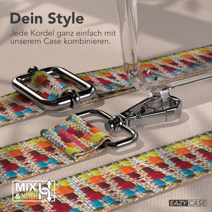 Samsung Galaxy S23 Plus Handykette mit Boho Band Umhängegurt Set 