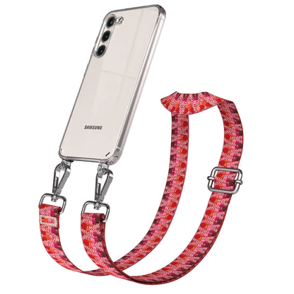 Samsung Galaxy S23 Plus Handykette mit Boho Band Umhängegurt Set 